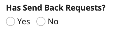 Has Send Back Requests filtering option