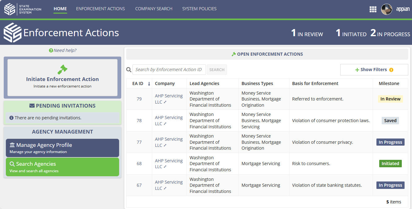 EA homepage screenshot