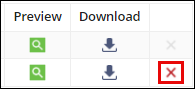 Red X Delete Icon
