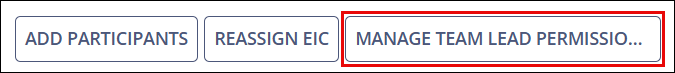 Manage Team Leads permissions button